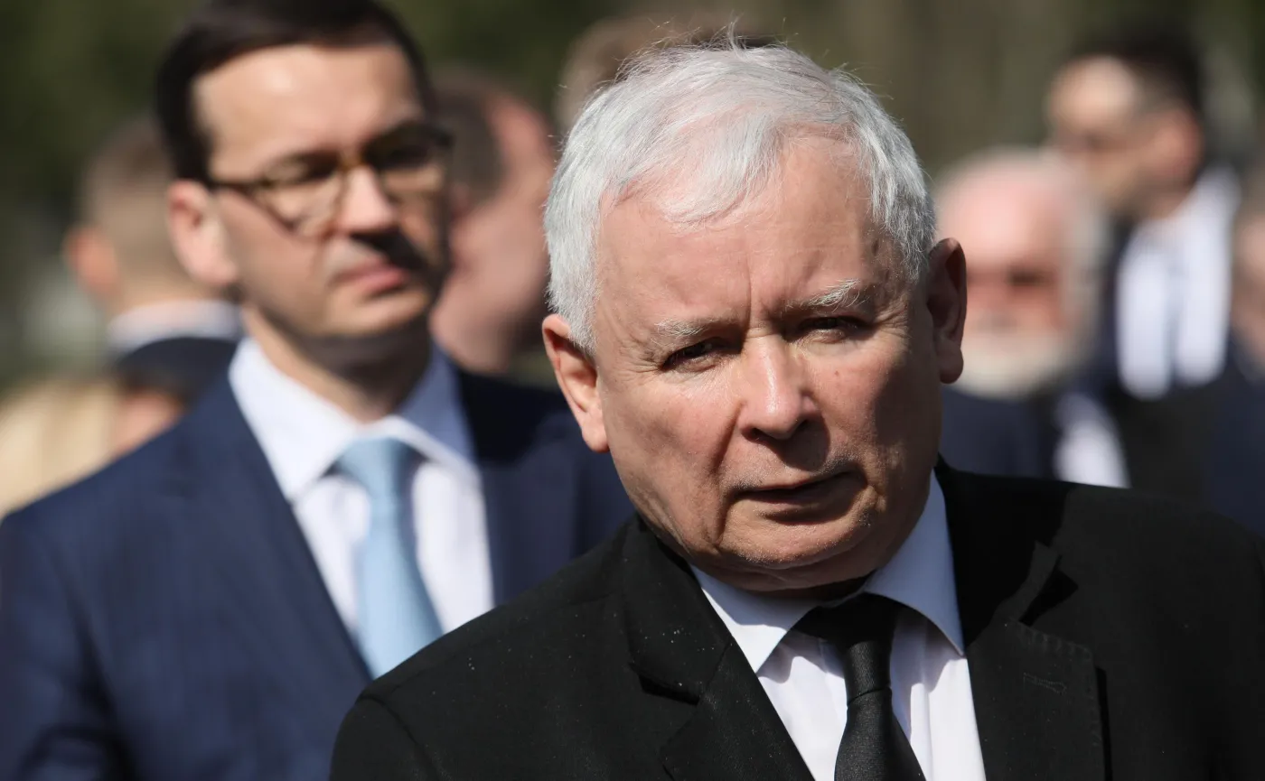 Jarosław Kaczyński i Mateusz Morawiecki