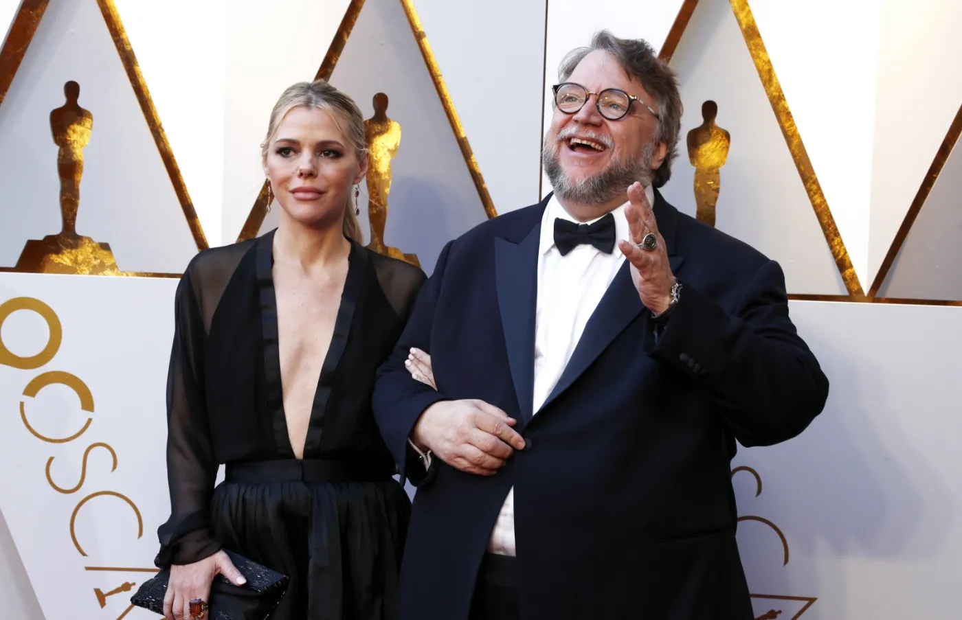 Guillermo Del Toro z żoną
