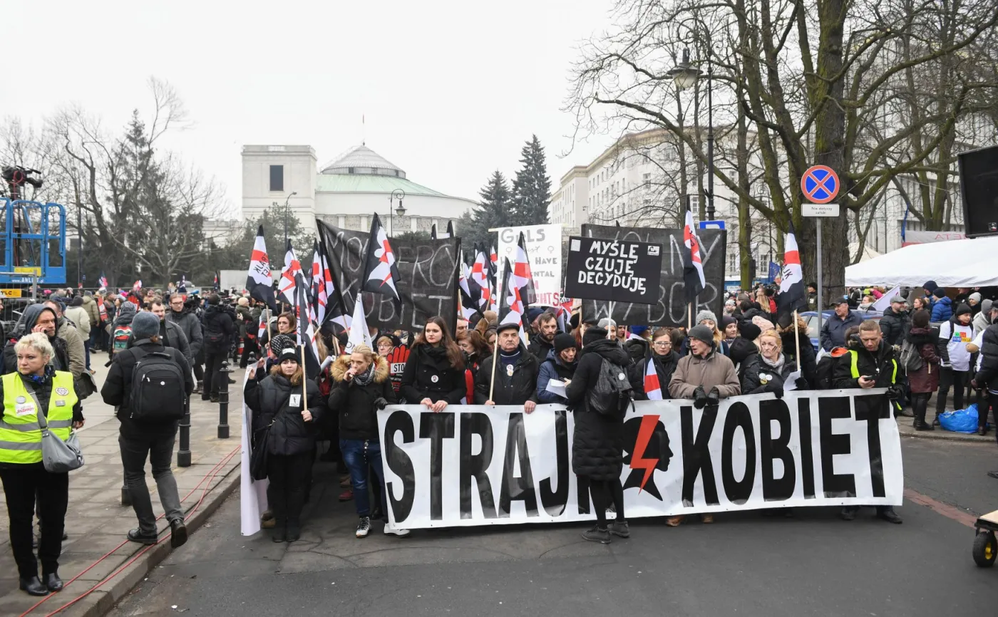 Czarny Protest przed Sejmem