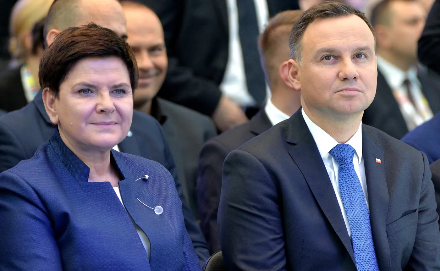 Beata Szydło i Andrzej Duda