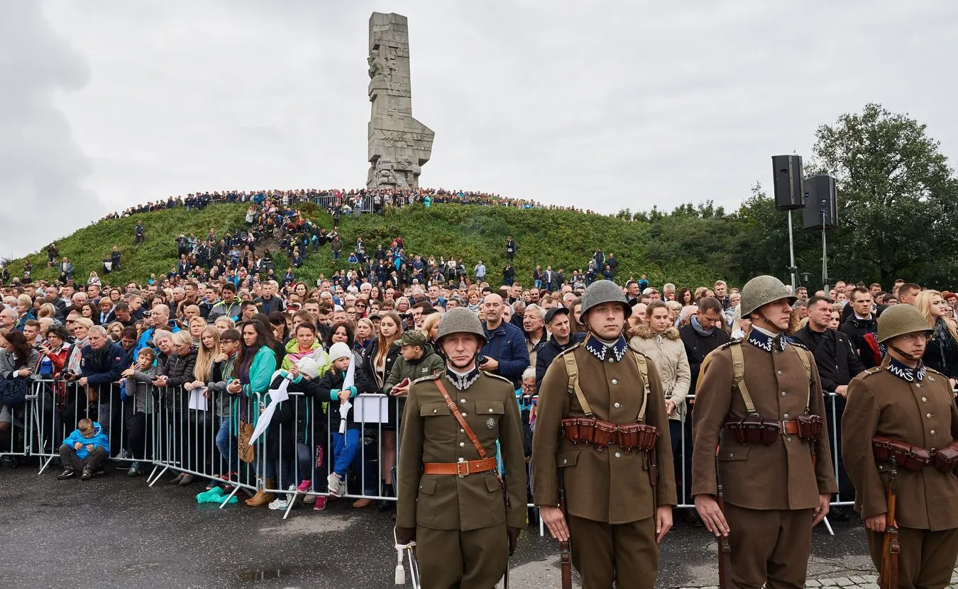 Uroczystości na Westerplatte
