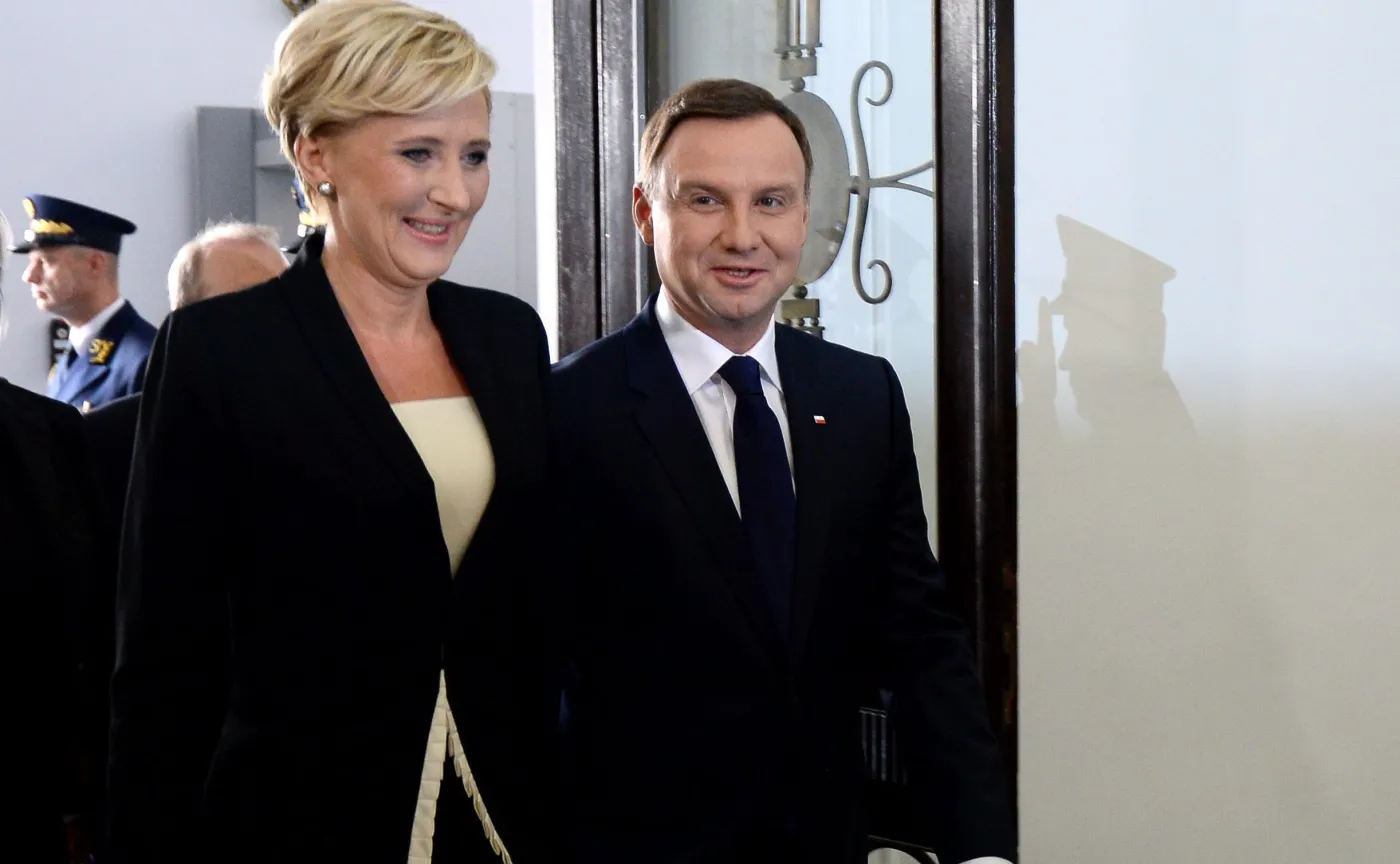 Agata Duda i Andrzej Duda