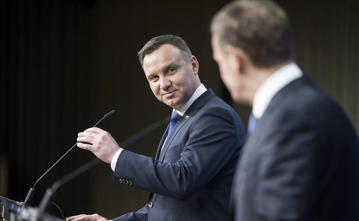 Andrzej Duda i Donald Tusk