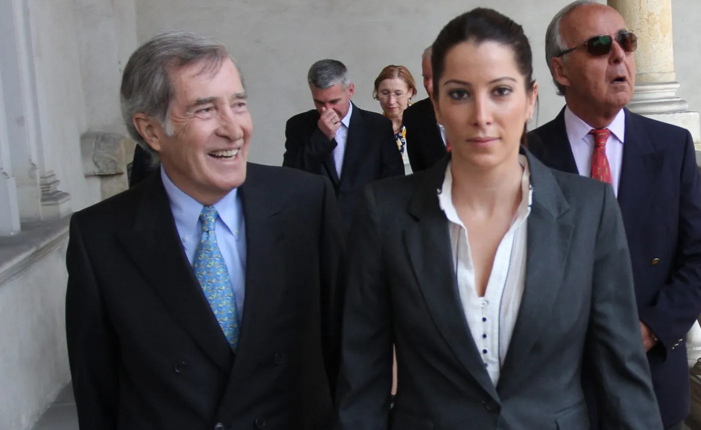 Tamara Czartoryska z ojcem 