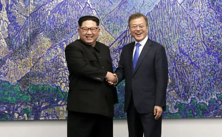 Kim Dzong Un i Mun Dze In