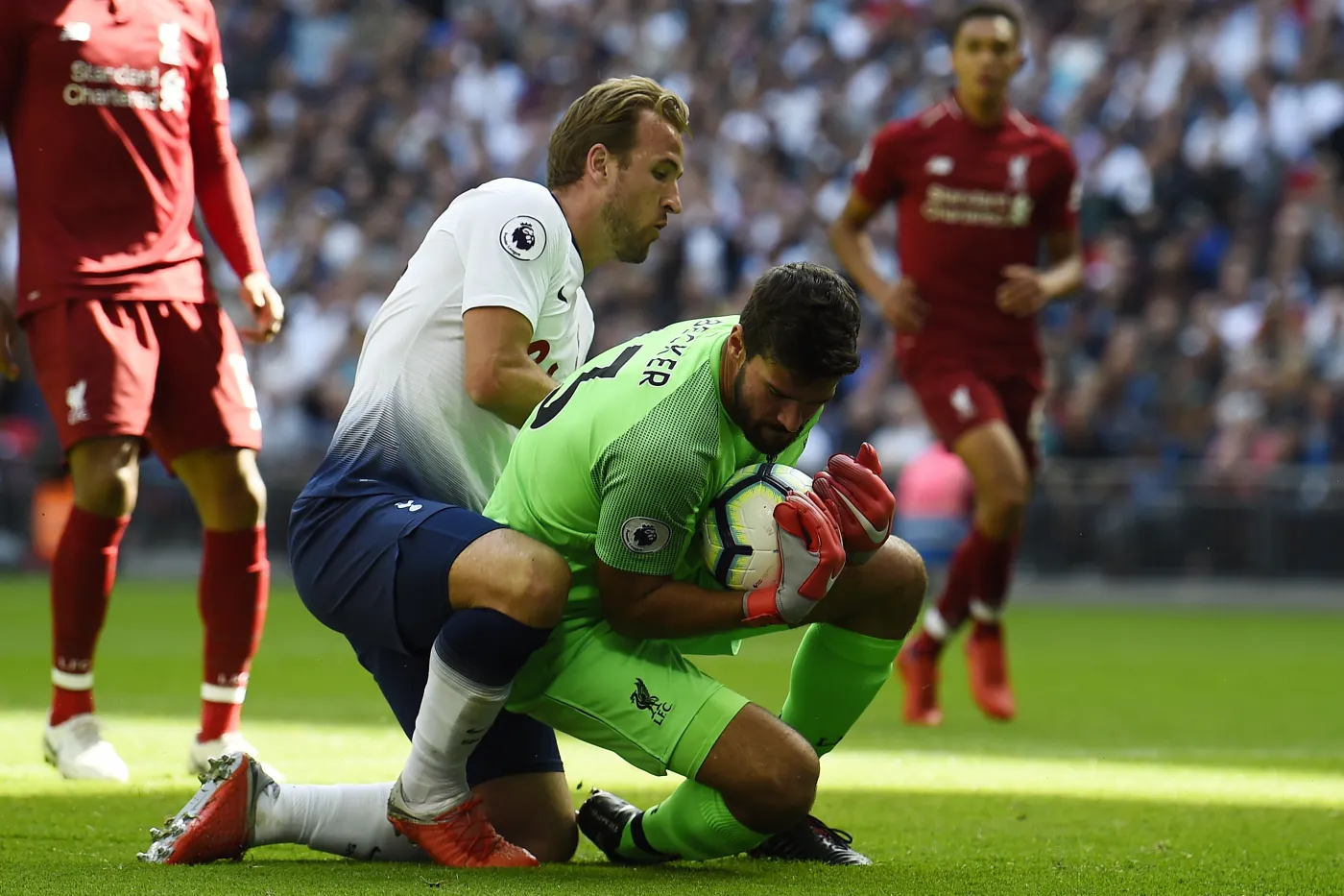 Harry Kane i Alisson Becker