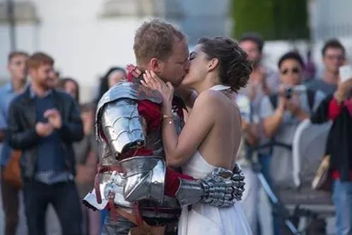 Agnieszka Więdłocha i Maciej Stuhr w komedii "Planeta singli 2"