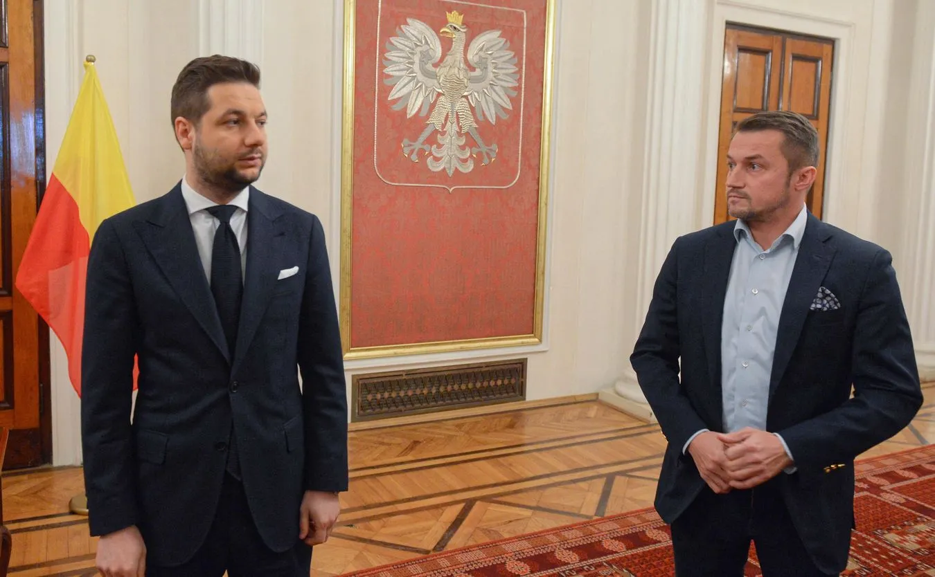 Patryk Jaki i Piotr Guział