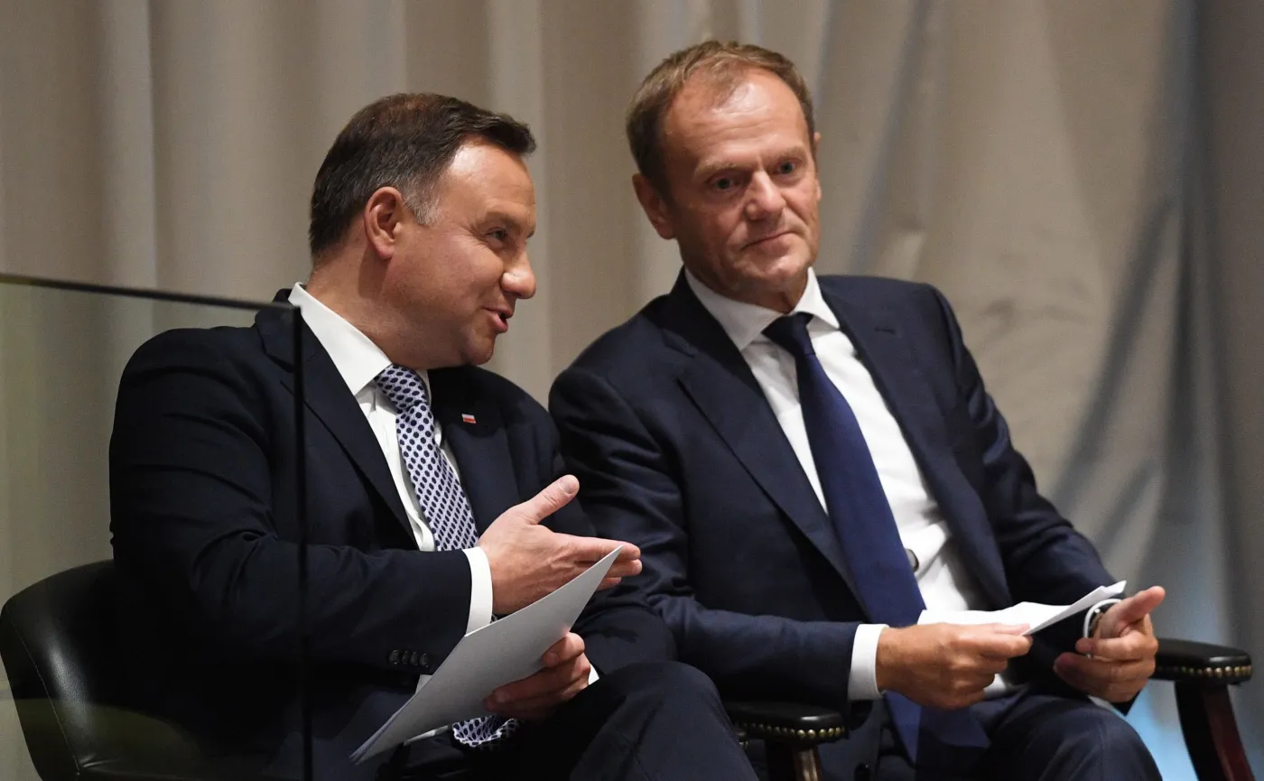 Andrzej Duda i Donald Tusk
