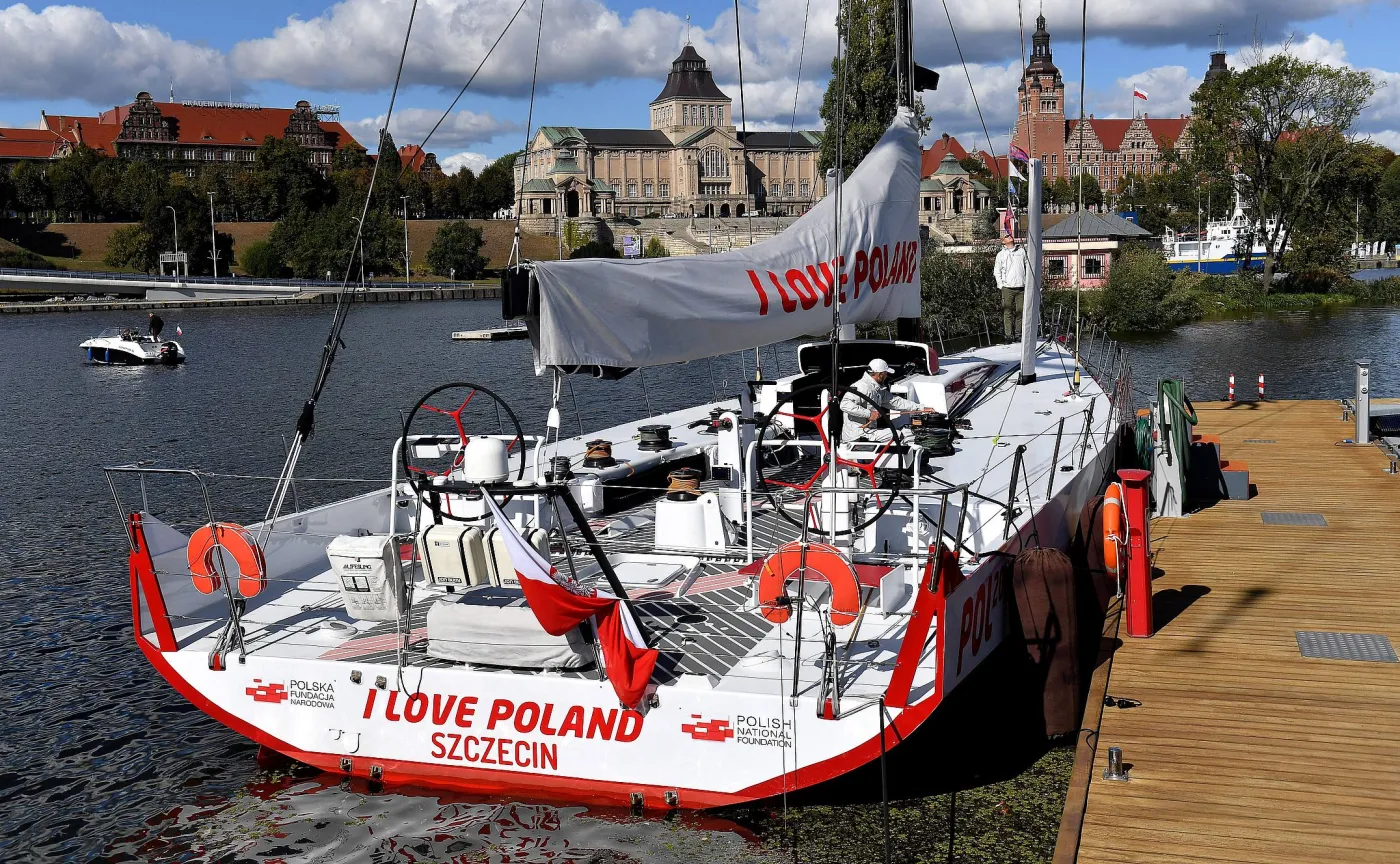 Jacht "I love Poland" Polskiej Fundacji Narodowej