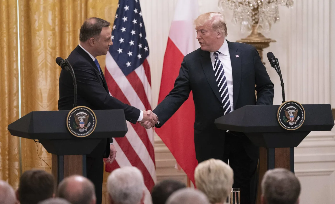 Andrzej Duda i Donald Trump