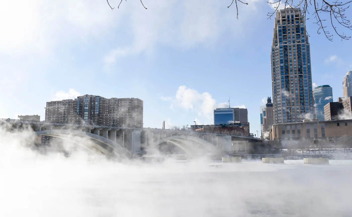 Parujące kanały w Chicago