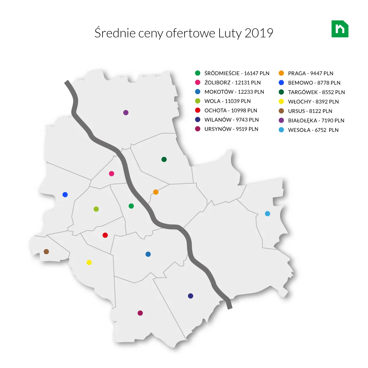 Ceny mieszkań w Warszawie