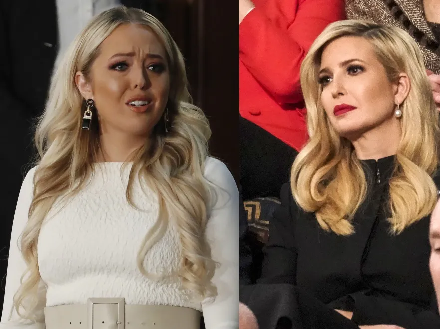 Metryka o niczym nie świadczy. Młodsza córka Donalda Trumpa wygląda poważniej niż dużo starsza siostra. FOTO