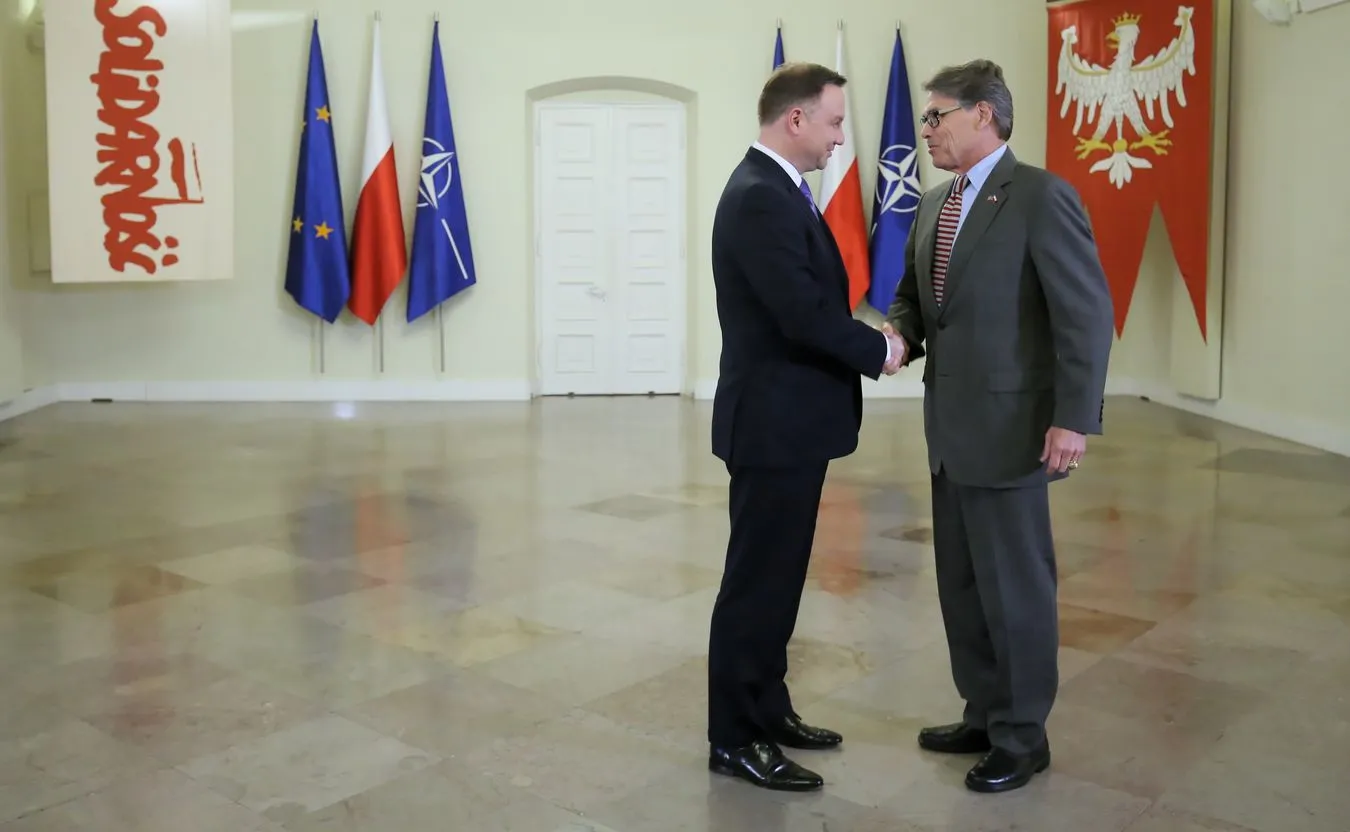 Rick Perry i Andrzej Duda 