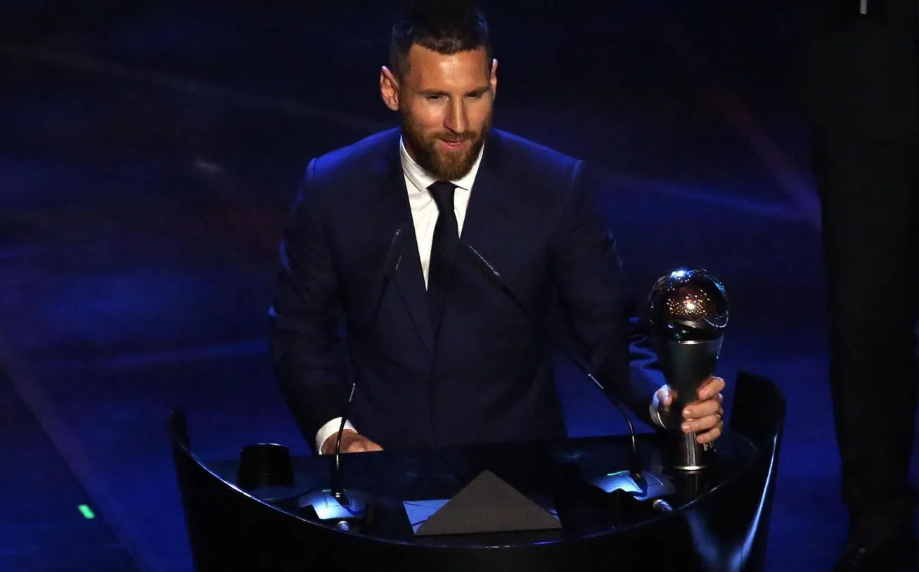 Leo Messi odebrał nagrodę na gali w Mediolanie