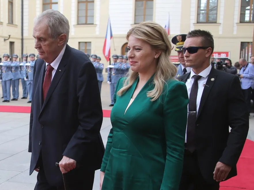 Zuzana Czaputova; Milos Zeman