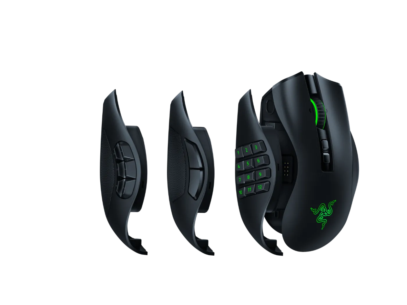 Razer Naga Pro trzy wersje