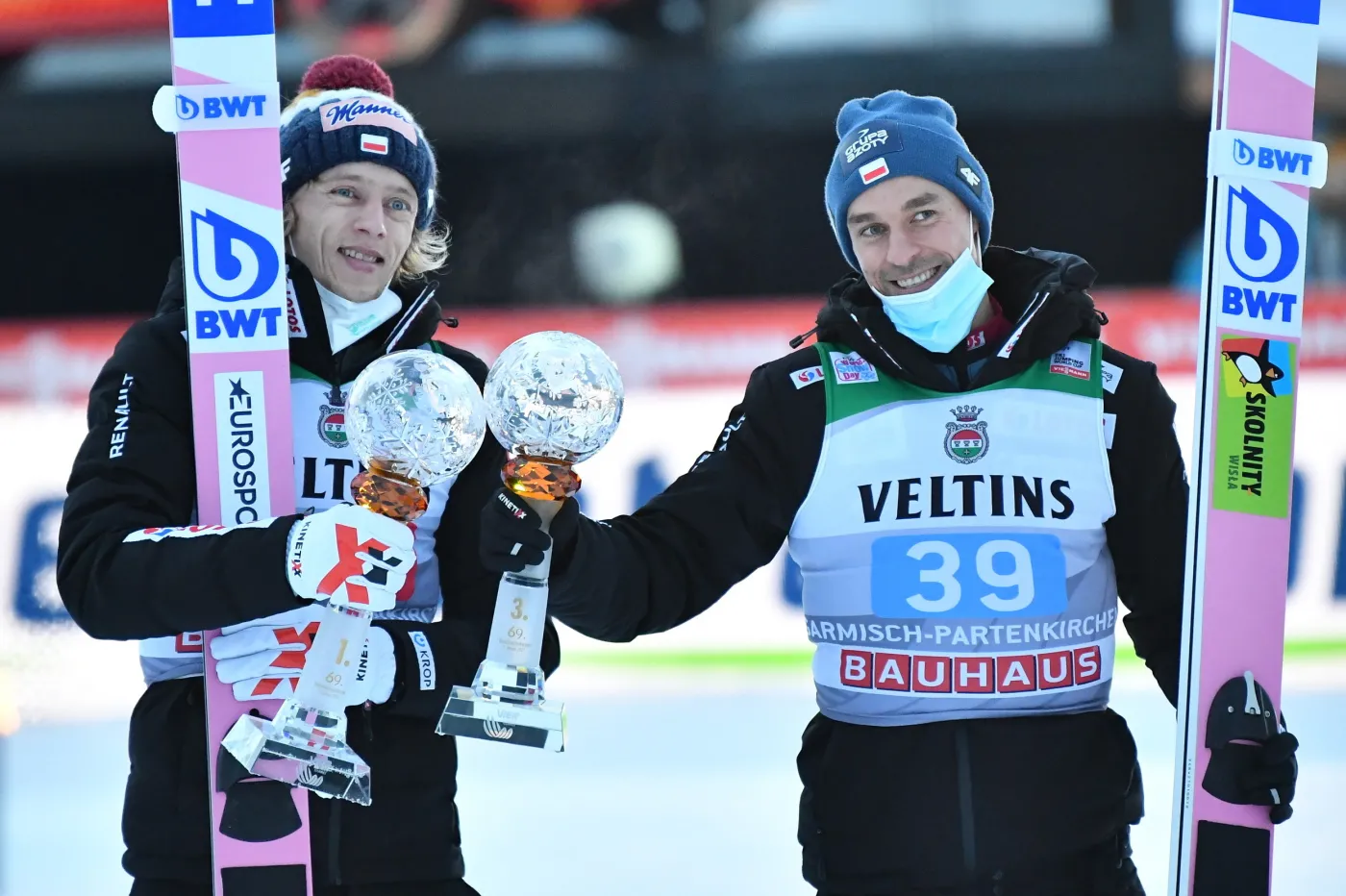 Polski dzień w Garmisch-Partenkirchen. Kubacki pierwszy, Żyła trzeci, Stoch czwarty