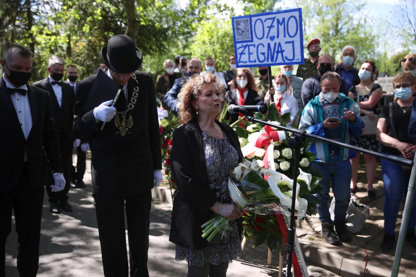 Bronisław Cieślak spoczął na cmentarzu w Krakowie. "07 MO żegnaj"