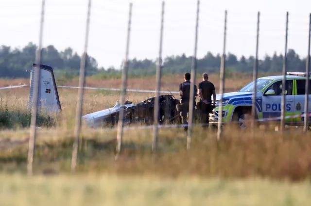 Katastrofa samolotu w Szwecji. Policja: Wszyscy, którzy nim lecieli, nie żyją