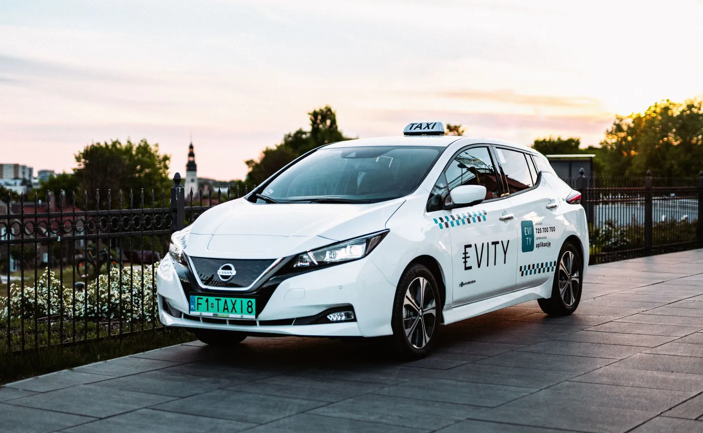 Nissan Leaf jako taksówka