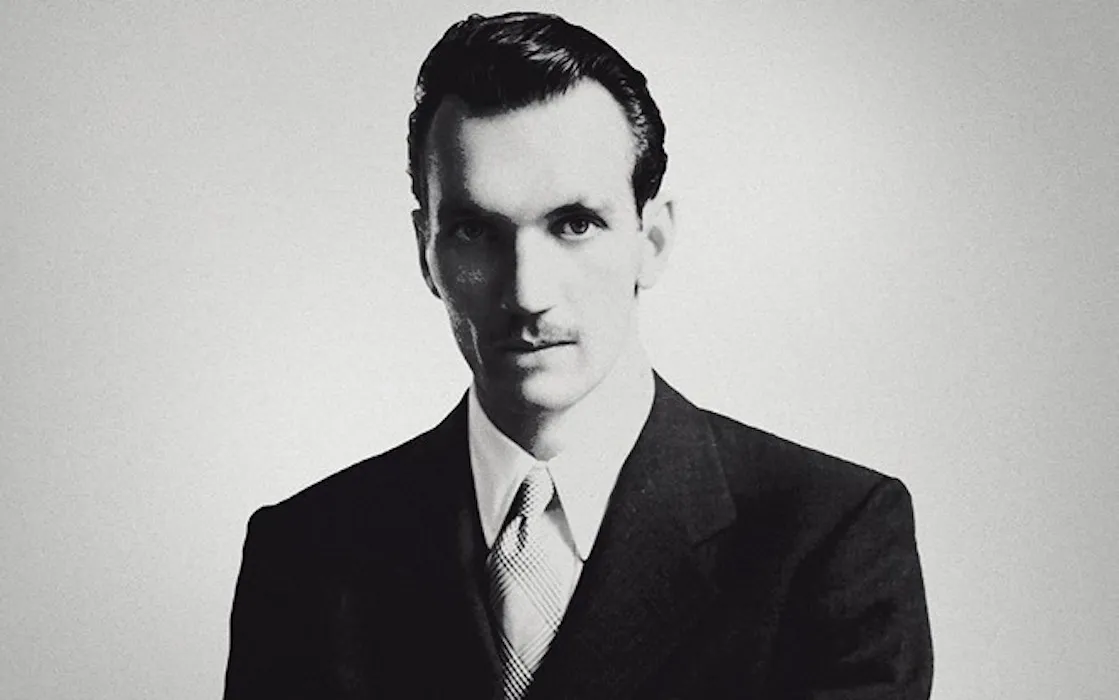 ‪Jan Karski na plakacie filmu "Karski i władcy ludzkości"‬ Sławomira Grünberga