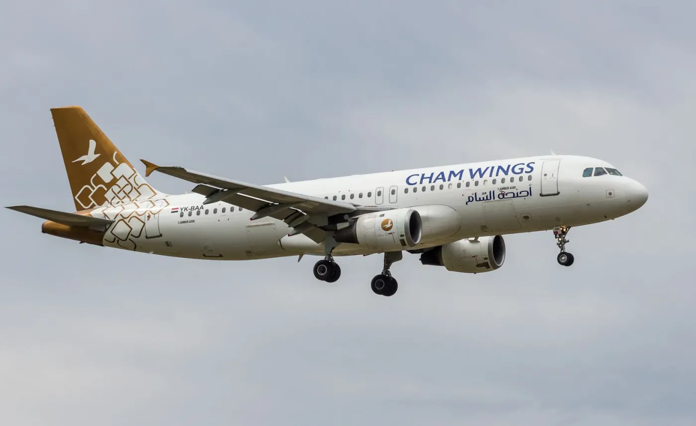 Syryjskie linie lotnicze Cham Wings Airlines zawieszają loty do Mińska