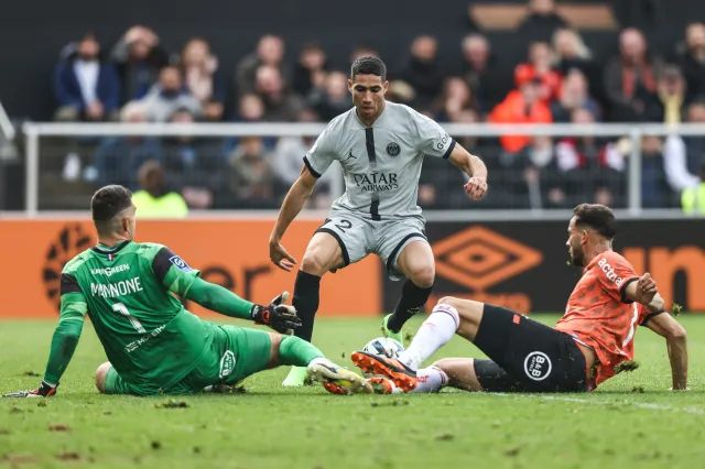 Ciężary Paris-Saint Germain. Bez Messiego z Lorient nie było łatwo [WIDEO]