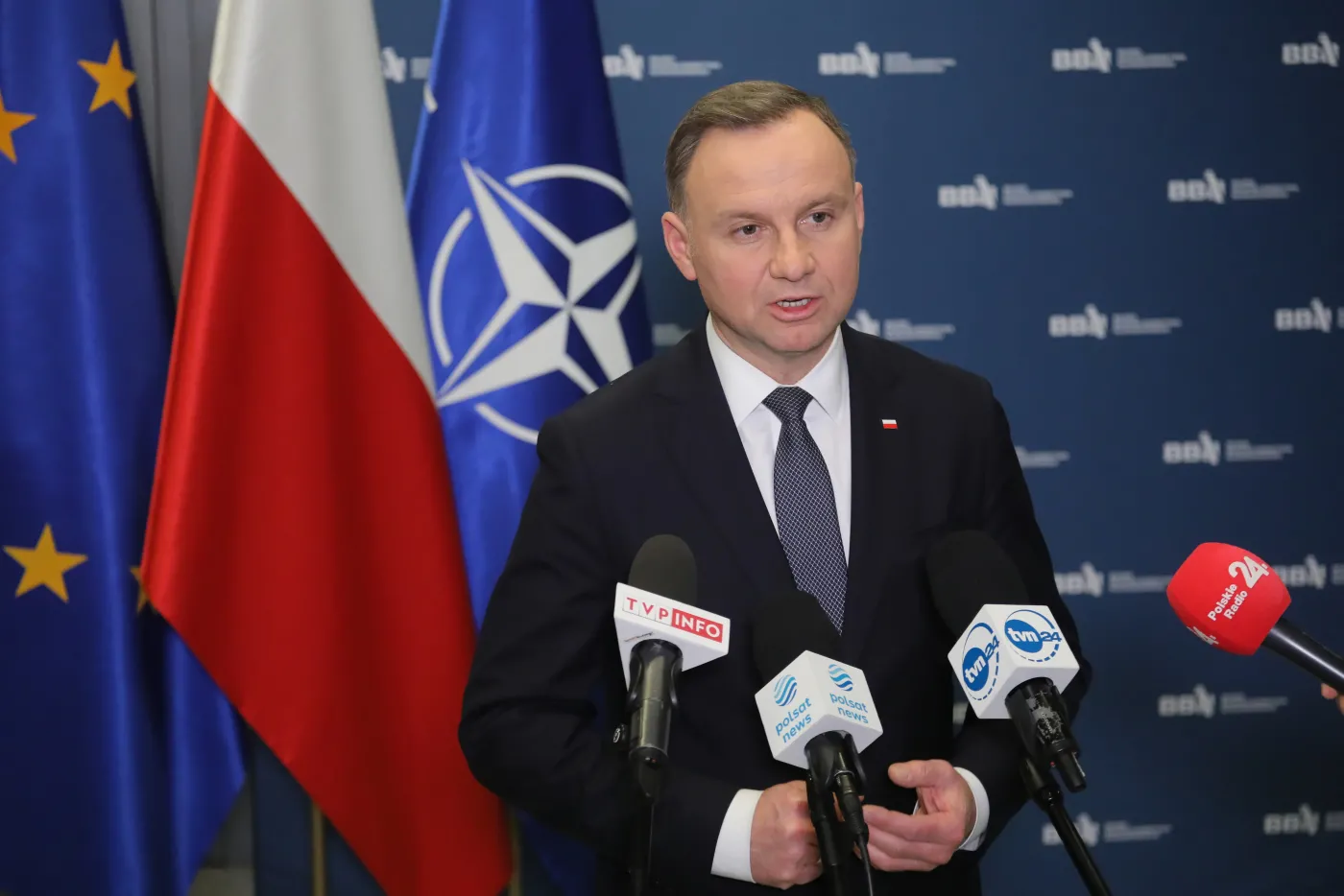 Prezydent Duda: Najprawdopodobniej była to ukraińska rakieta S-300 wystrzelona w obronie