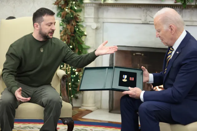 Biden przywitał Zełenskiego w Białym Domu. Padły poruszające słowa