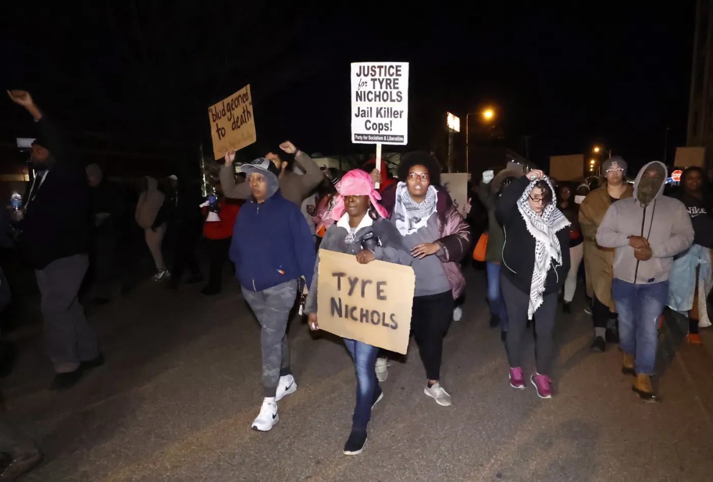 Protesty na ulicach Memphis