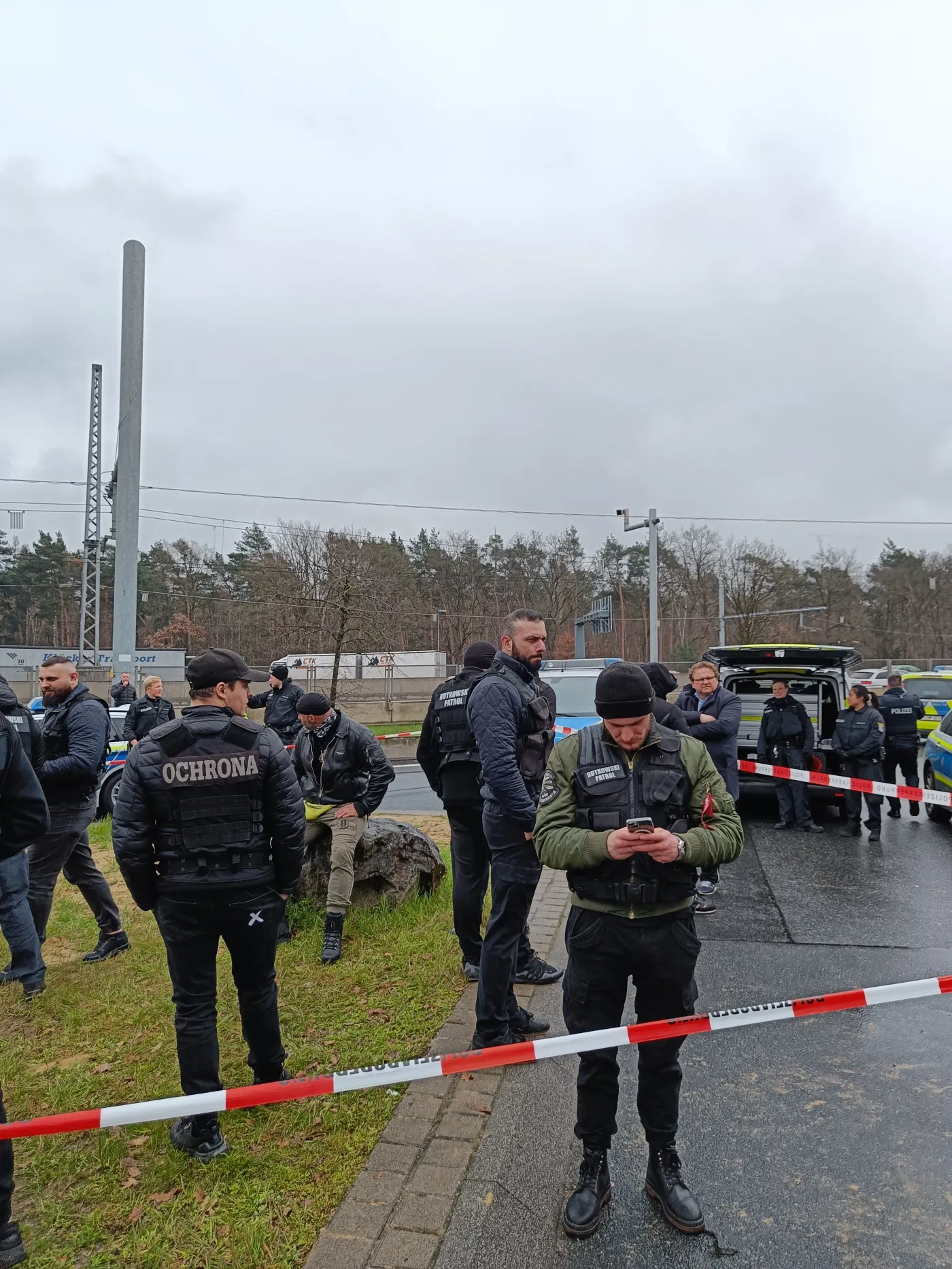 Miejsce strajku kierowców
