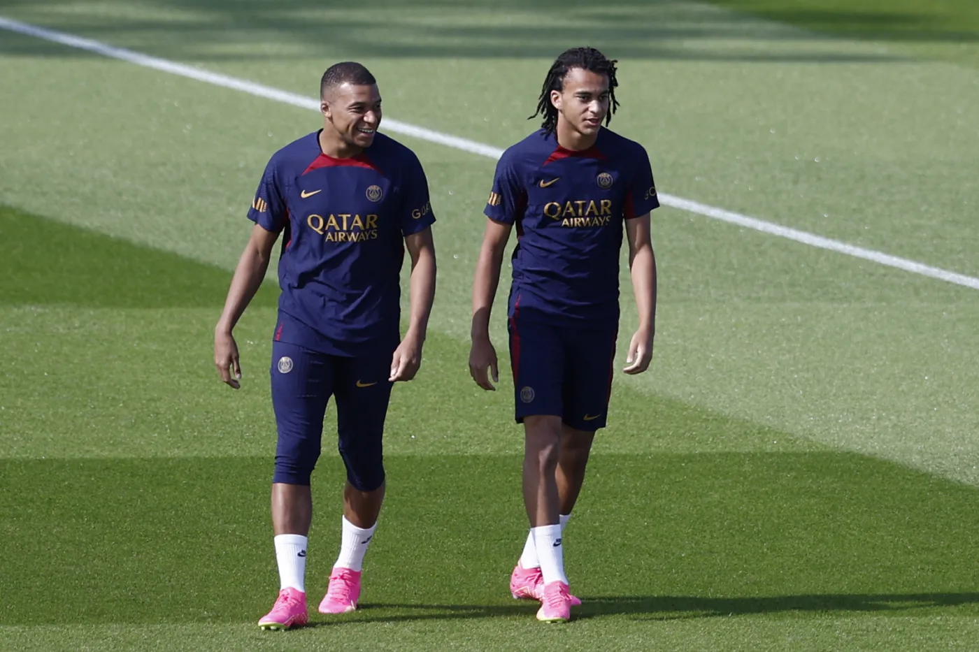 Kylian Mbappe i Ethan Mbappe