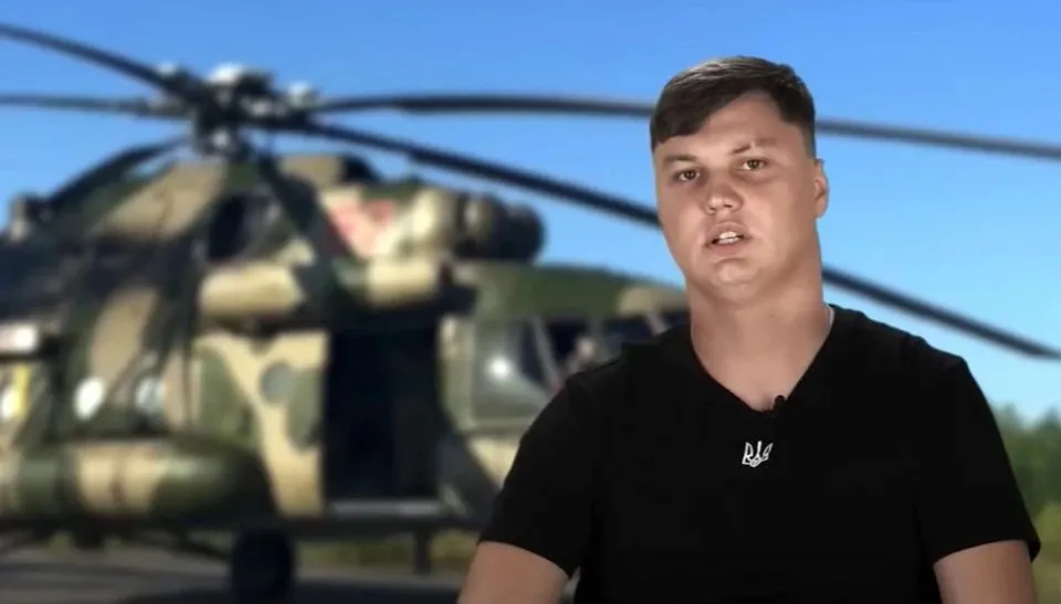 Rosyjski pilot śmigłowca Mi-8