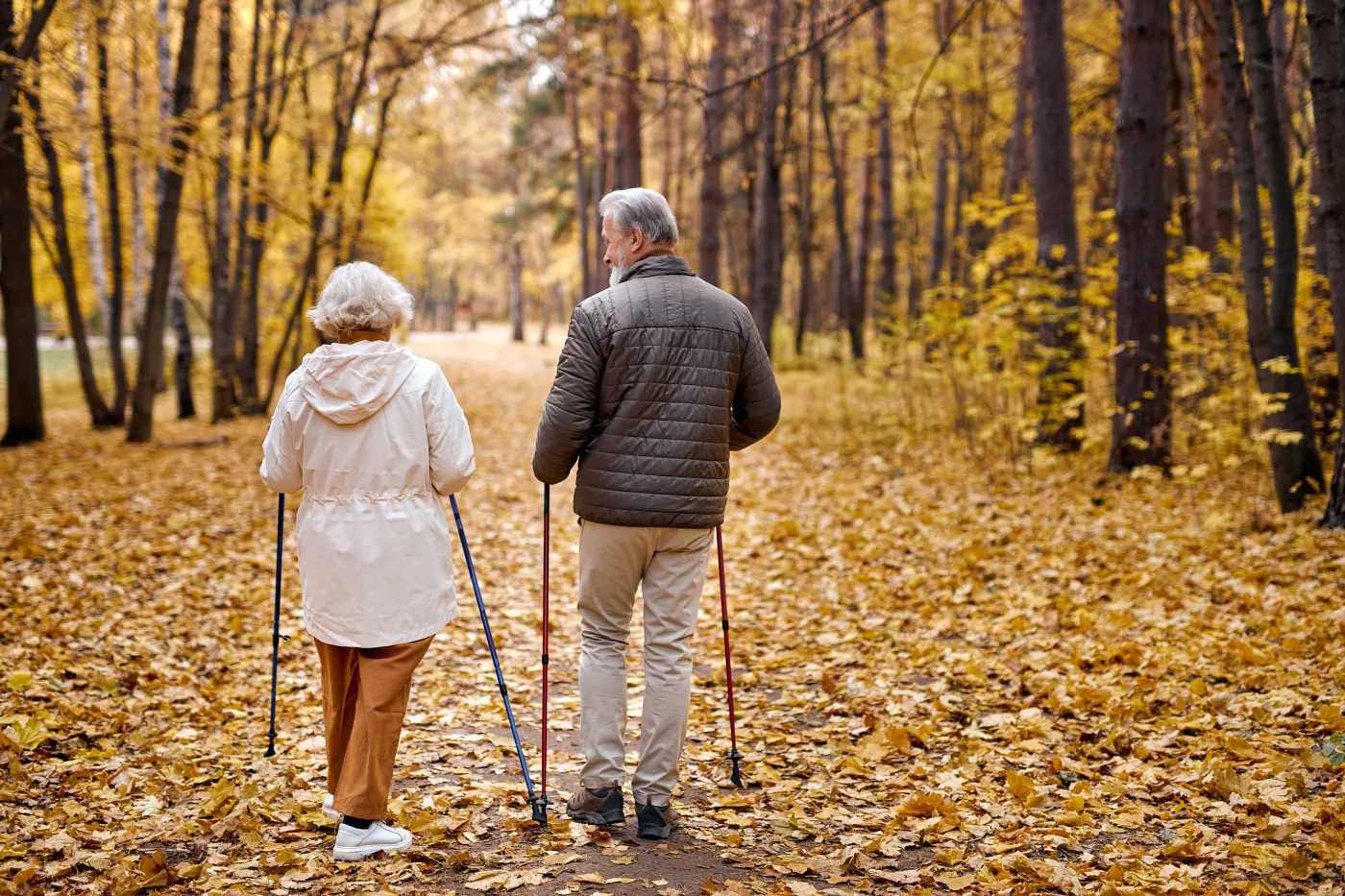 Kto może (i powinien!) ćwiczyć z kijkami? Zalety nordic walking
