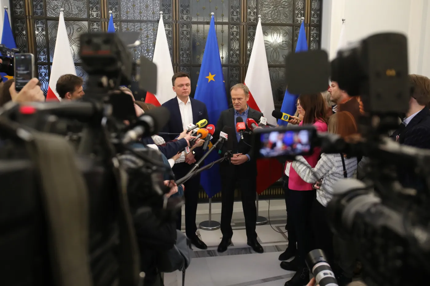 Donald Tusk, Szymon Hołownia