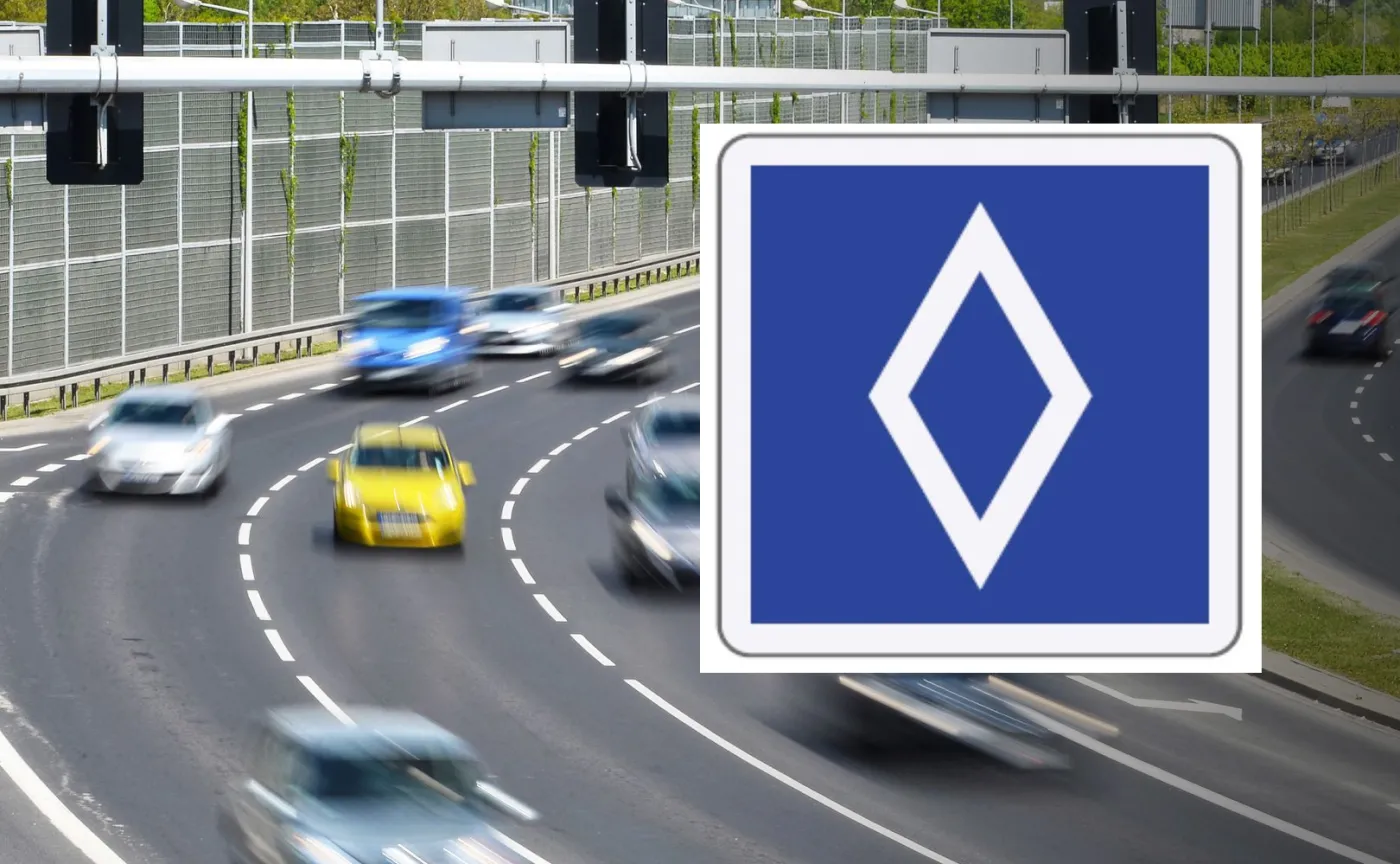 Nowy znak drogowy. Z daleka widać, kto dostanie mandat