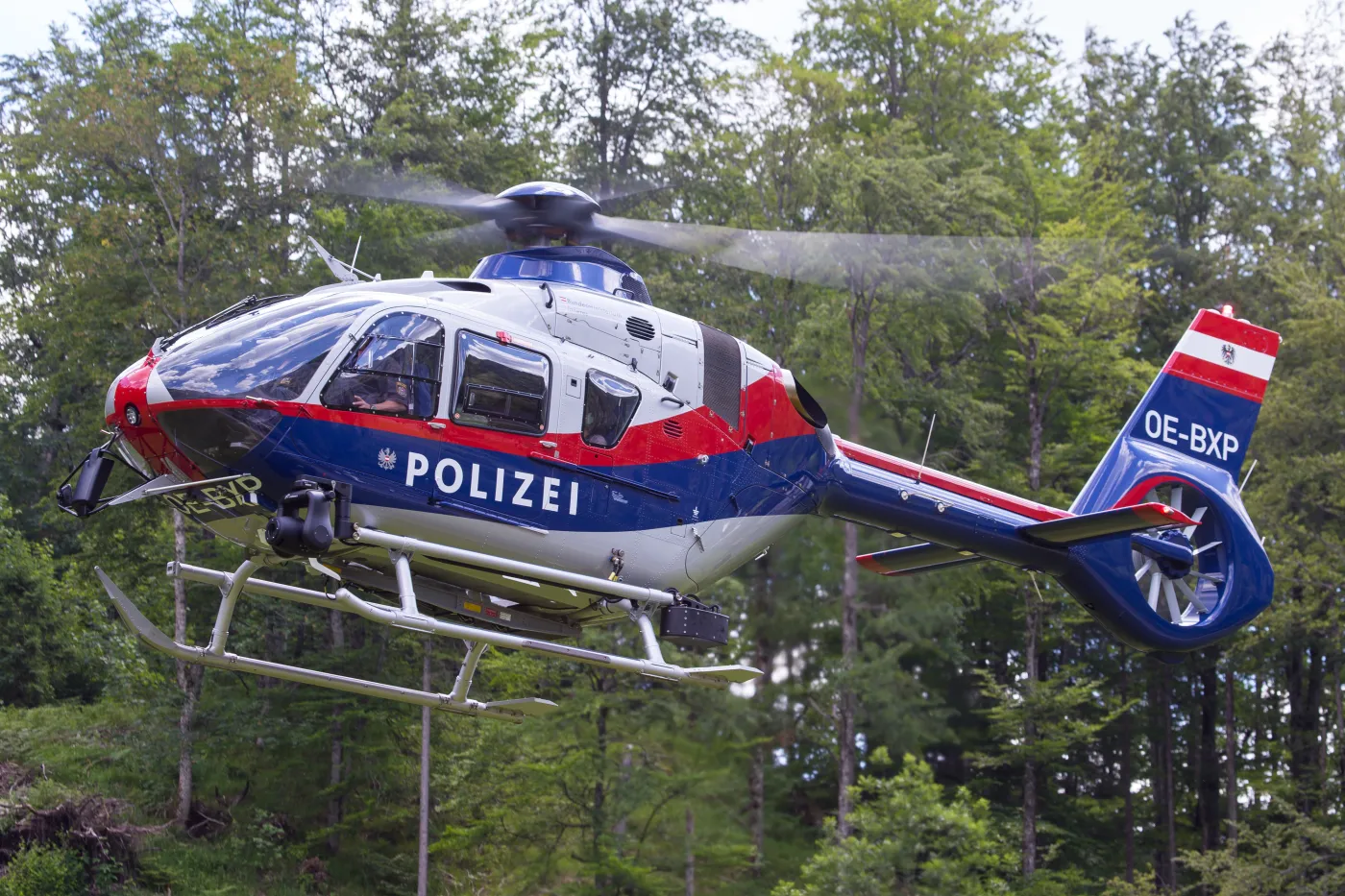 Austria, policyjny śmigłowiec