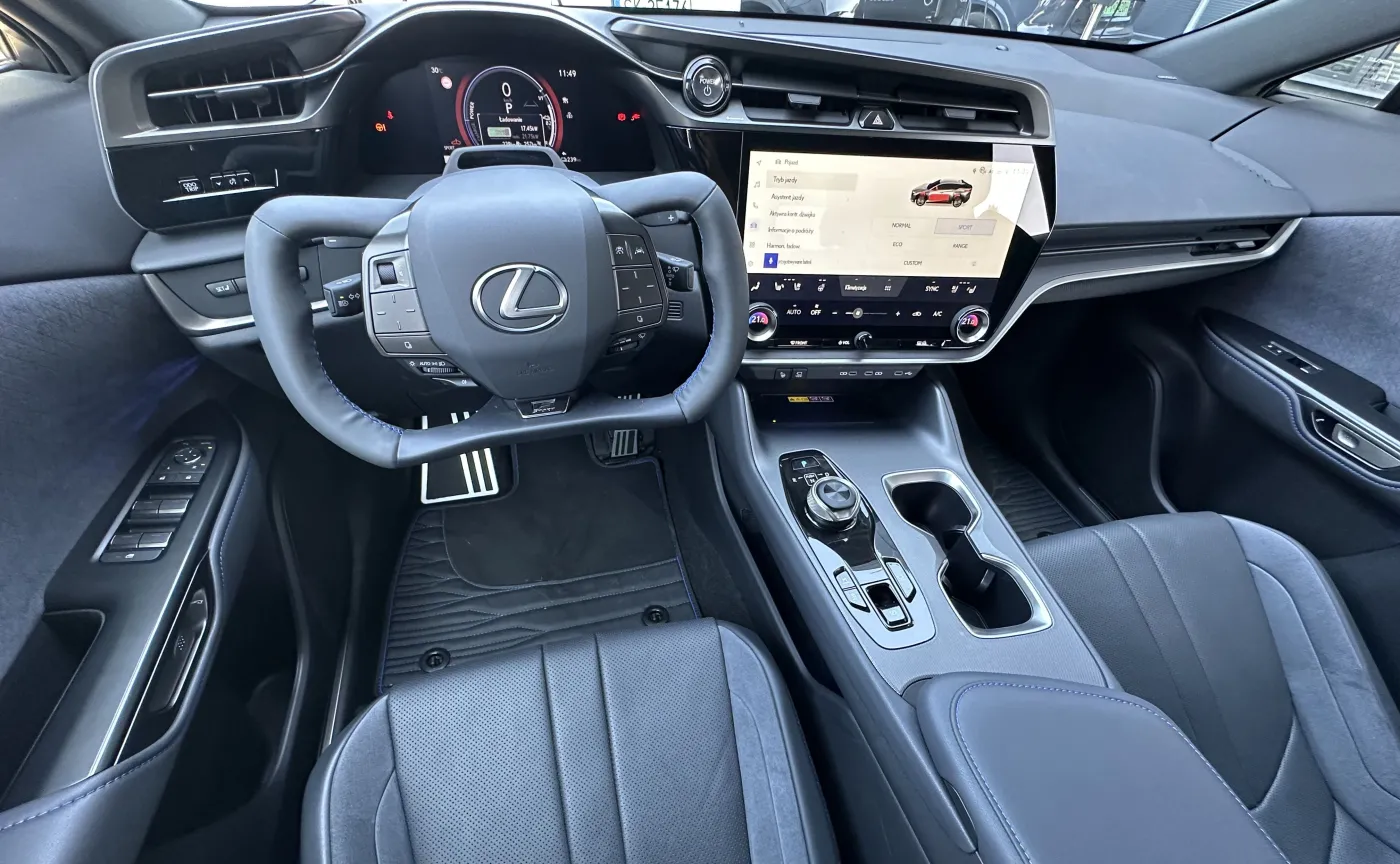 Nowy Lexus RZ 550e F SPORT