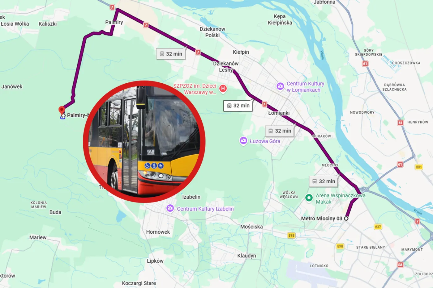 Warszawiacy znów dojadą na szlaki Kampinosu. Autobus 800 wraca do Palmir