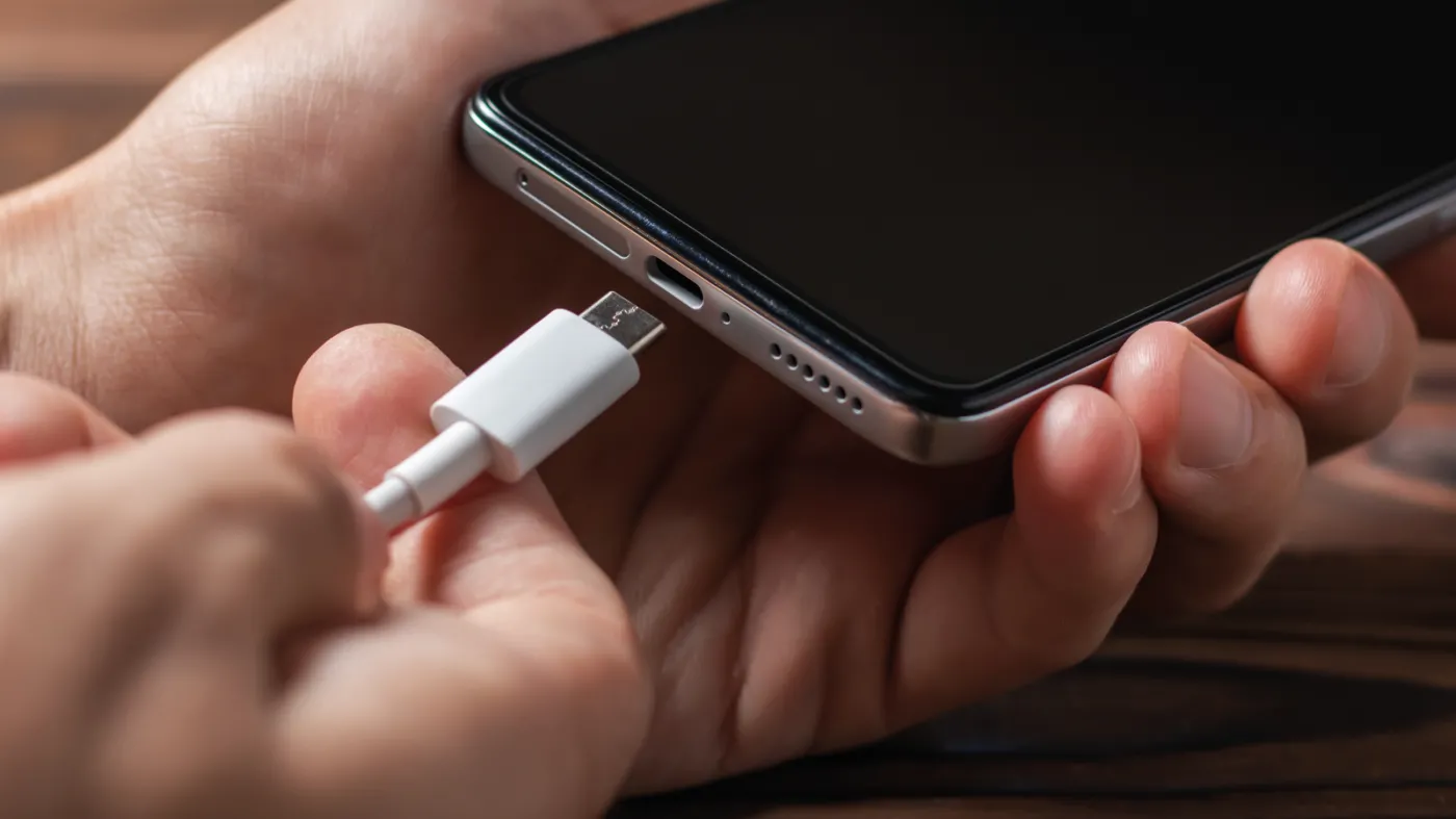 Smartfon, ładowanie baterii