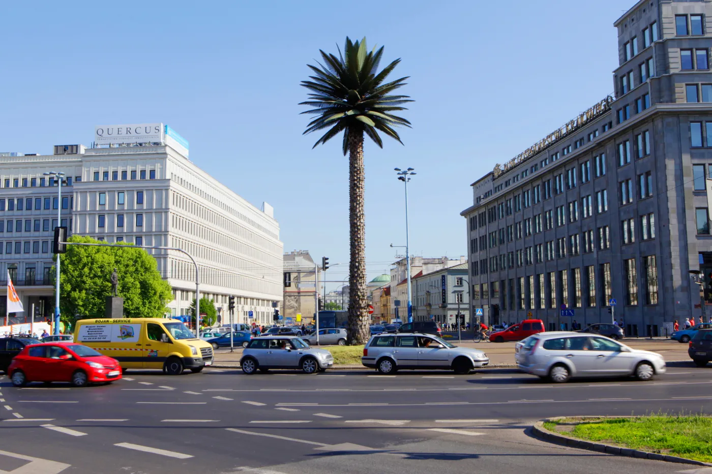 Rondo de Gaulle'a w Warszawie al. Jerozolimskie Warszawa