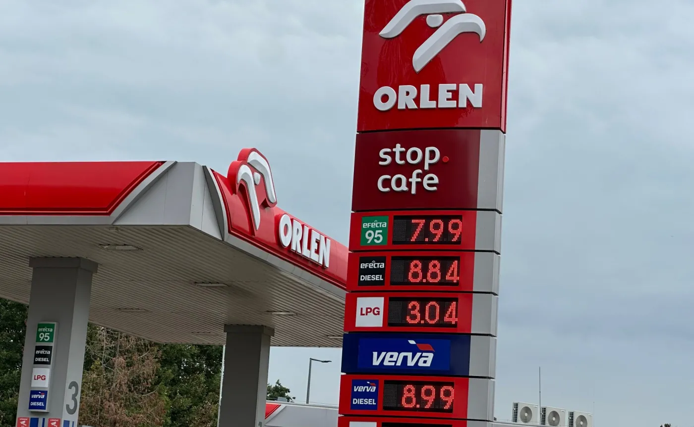 Ceny na stacji paliw Orlen