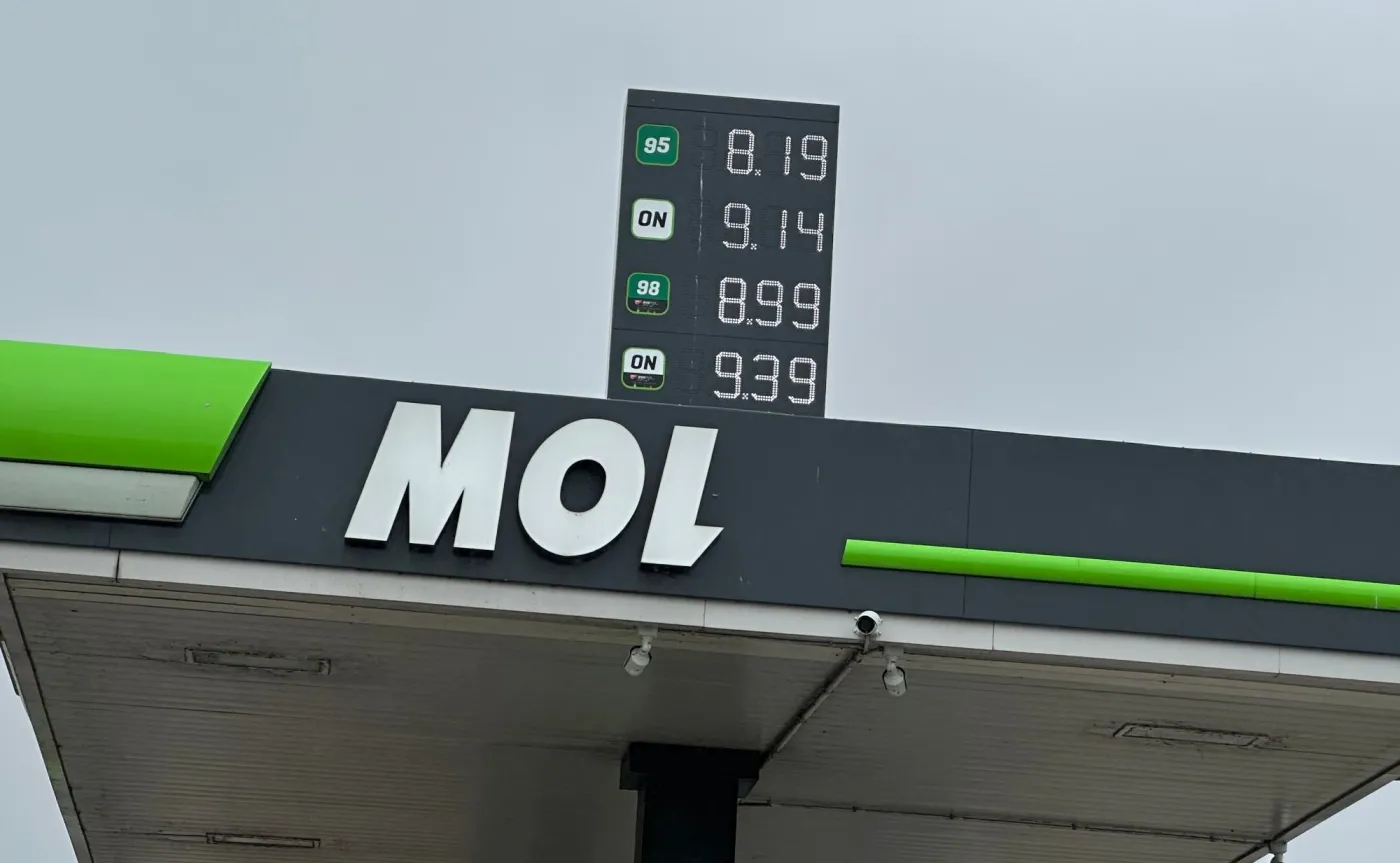 Ceny paliw na stacji MOL