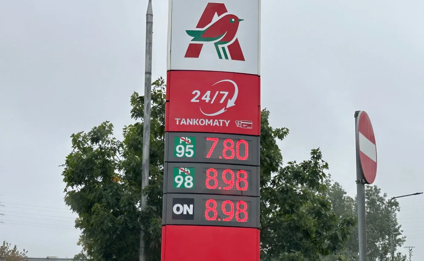 Ceny paliw na stacji Auchan