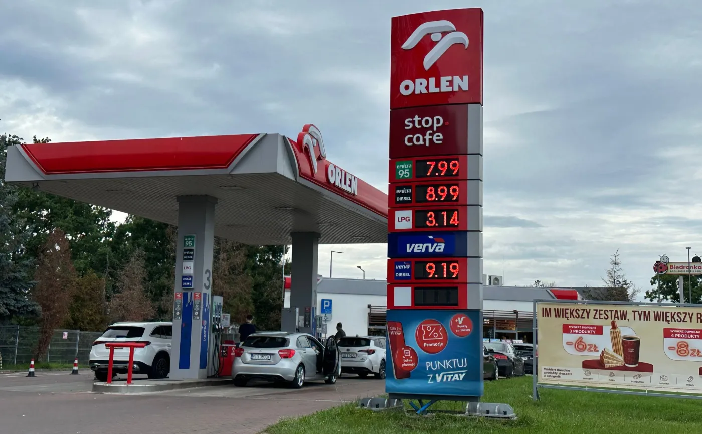 Ceny na stacji paliw Orlen