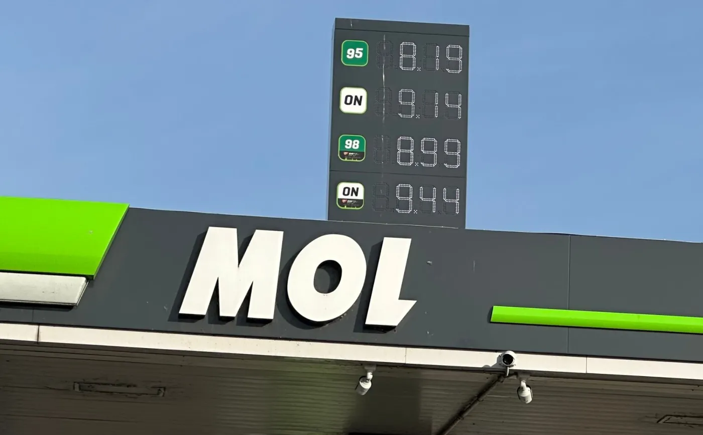 Ceny paliw na stacji MOL