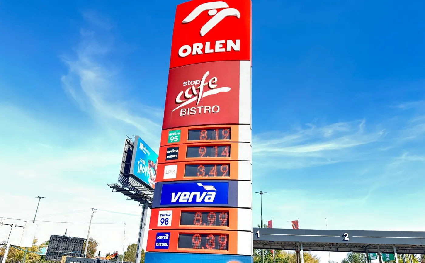 Ceny paliw na stacji Orlen