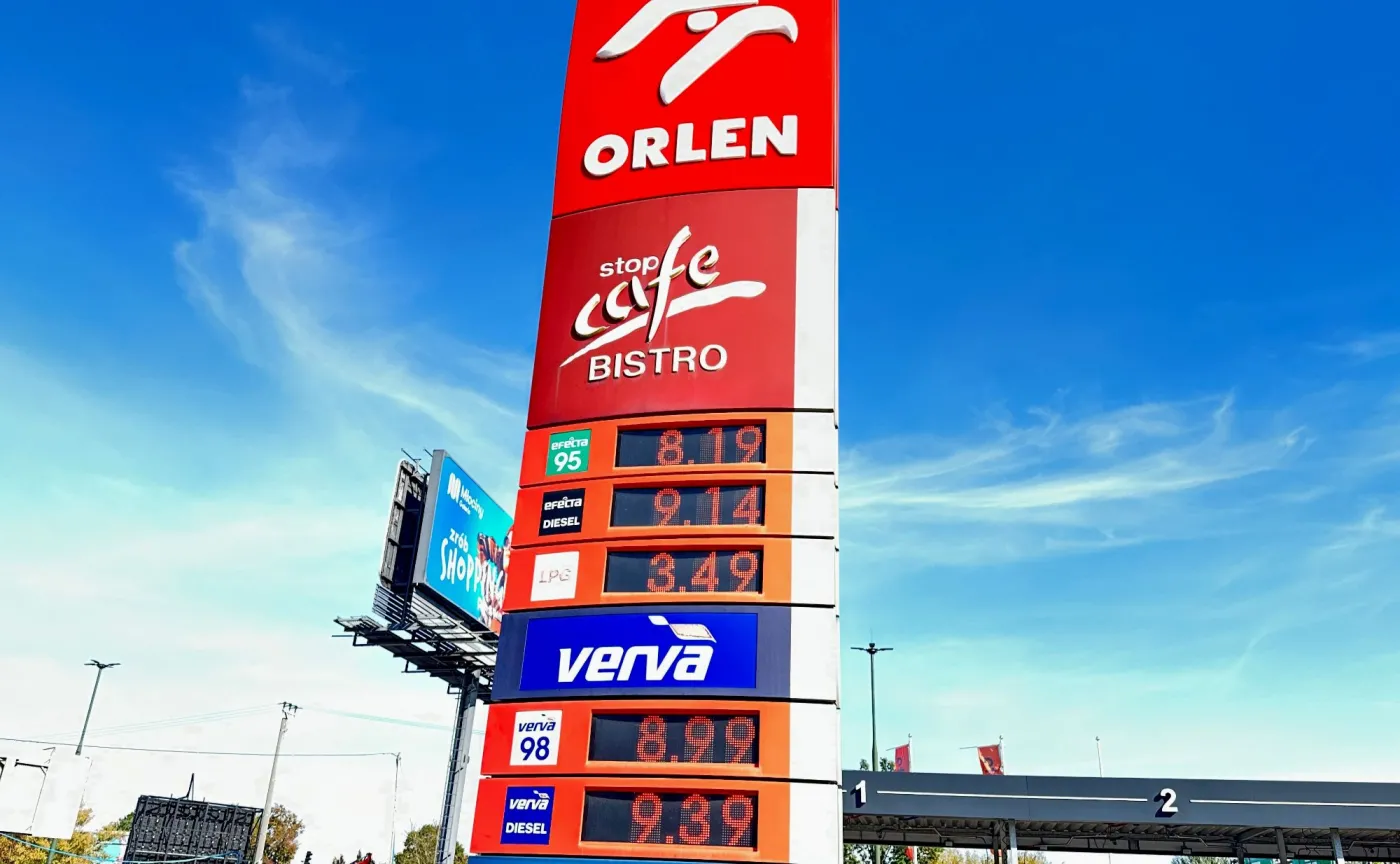 Ceny paliw na stacji Orlen